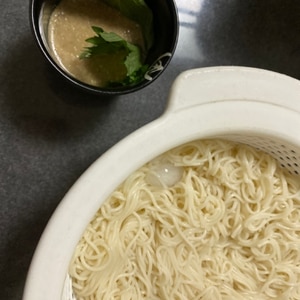 豆乳麺つゆそうめん